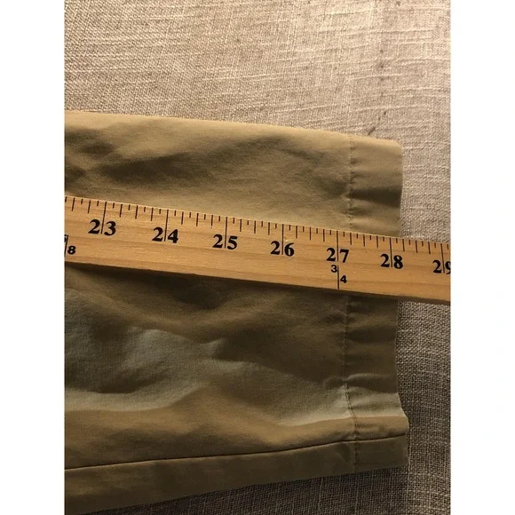 LL Bean Blazer Mens 52 Tall Khaki Cotton Sport Coat Elbow Patches Patch Pockets